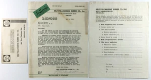 Copertina Letterhead Autovulcanizzante Rubber Co vintage Chicago IL 1940 - Foto 1 di 7