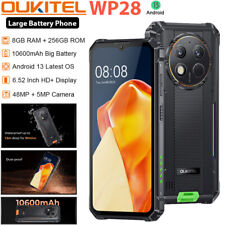 OUKITEL WP28 4G LTE Rugged Mobile Android 13 Cell Phone Waterproof Builder 256GB