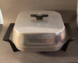 Vintage Sunbeam Electric Chrome Frying Pan MCM - Picture 1 of 8