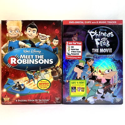 MEET THE ROBINSONS / PHINEAS AND FERB: THE MOVIE (DVD) Animation Action Comedy - Image 1 of 4