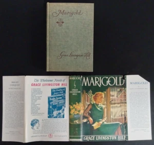VTG 1927 ROMANCE MARIGOLD BY GRACE LIVINGSTON HILL HARDBACK W/DJ - Picture 1 of 3