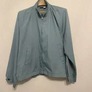 Manhattan Sport Vintage Men’s Lightweight Teal Jacket Size Large - Picture 1 of 4