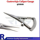 Dental Orthopedic Implant Measuring Caliper Gauge 40mm Surgical Castroviejo