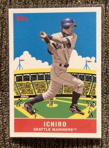 ICHIRO SUZUKI / LIMITED EDITION WAL-MART -RETRO DESIGN-Glossy / 2006 Topps #WM15