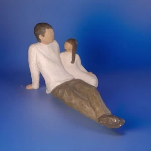 DEMDACO 2000 Willow Tree Father and Daughter Figurine - Picture 1 of 5