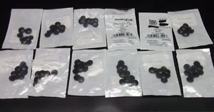 25 - 10 Pack Lot = 250 Hillman Group 884339 10mm Trim Caps, black, sealed new - Picture 1 of 2