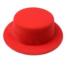 Unisex Felt Hair Hat Party Top Solid Color 13.5Cm Round Doll Cute Cap Miniature
