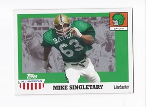 Mike Singletary Chicago Bears Baylor Topps All American #45 2005 - Imagen 1 de 2
