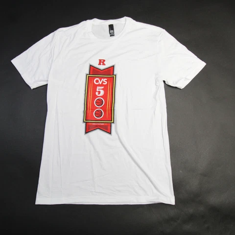 Rutgers Scarlet Knights District Short Sleeve Shirt Men's White New Cover