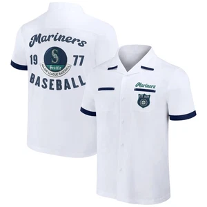 Herren Darius Rucker Kollektion von Fanatics weiß Seattle Mariners Bowling - Bild 1 von 3