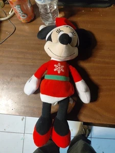 Juguete de peluche Walt Disney Navidad mini ratón con copo de nieve en camisa - Imagen 1 de 6