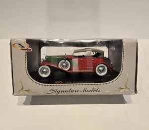 Signature Models 1934 Duesenberg  1:32 Scale Die Cast Red Green New Sealed 1/32 - Picture 1 of 5