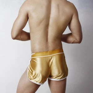 Shorts Satén Brillante Oro Talla M superbody by neofan Ref 105 - Imagen 1 de 3