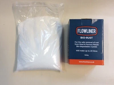 Flowliner Bio Rust Remover Petrol Fuel Tanks Motorcycles Cars Quads Marine Etc - Image 1 of 3
