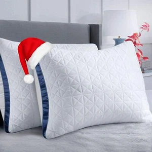 Pillows Standard Size Set of 2 Cooling Hotel Luxury Bed Pillows for Sleeping 2 P - Picture 1 of 7