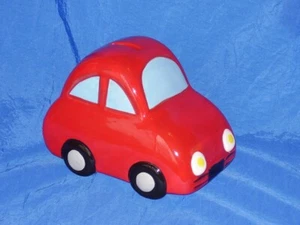 ND Ceramics Automobile Bank...Adorable Hand-Painted Ceramic Car Bank - Picture 1 of 4