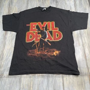 Vintage The Evil Dead Movie Promo T-Shirt Size XL Rare Horror Shirt Black 2001 - Picture 1 of 3