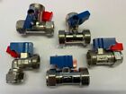 Dishwasher Valve Fittings - Elbow Straight Tee - Hot & Cold 15mm x 3/4"