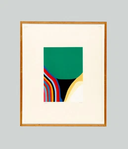 Alberto BURRI - "Serigrafia 1", 1973-76 - Serigrafia, 43 x 35 cm - Foto 1 di 6