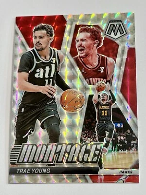 Trae Young 2023-24 Panini Mosaic Montage Mosaic Prizm #9 Atlanta Hawks - Image 1 of 4