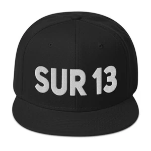 Sur 13 Snapback Hat Surenos Gang Latino Hispanic - Picture 1 of 4