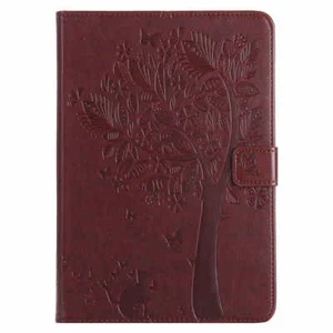 Embossed Flip Leather Case Stand Cover For iPad 9th 8th 7th 6th 5th Gen Mini Air - Picture 1 of 21