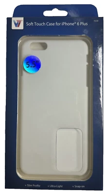 V7 Soft Touch Case for Iphone 6 Plus (WHITE) BRAND NEW UNOPENED - Image 1 of 3