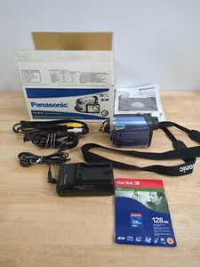Panasonic PV-GS16 MiniDV Camcorder W/ Charger Box Cables Tested Working - Picture 1 of 15