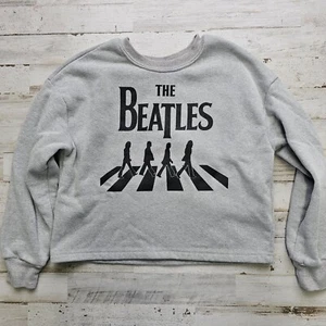 Kids Youth Small (6/6X) Beatles Abbey Road Gray Sweatshirt Music Rock Band - Picture 1 of 4