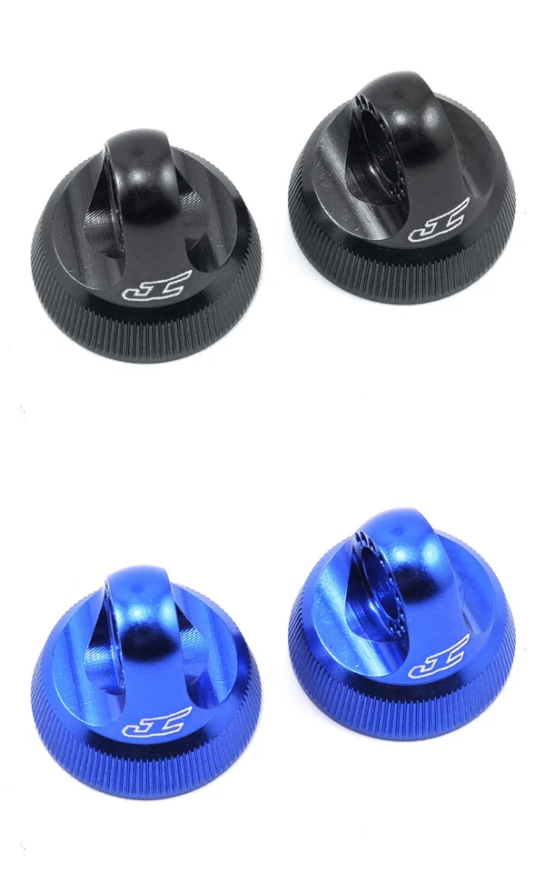 JConcepts JCO2490 Fin Aluminum 12mm 13mm Shock Cap Black or Blue (2) JCO2701 New - Image 1 of 1