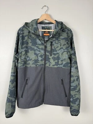 Rip Curl Anti Series Windbreaker Camo Jacket Hooded Zip Up Activewear Gorpcore - Image 1 of 4