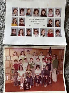 Vintage Class Photos Macomb park School Michigan 1976 1977 1978 - Picture 1 of 6