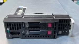 HP ProLiant BL460c Gen9 Blade Server 2xXeon E5-2650 v4 @2.2GHz NoRam 2x300GB HDD - Picture 1 of 9