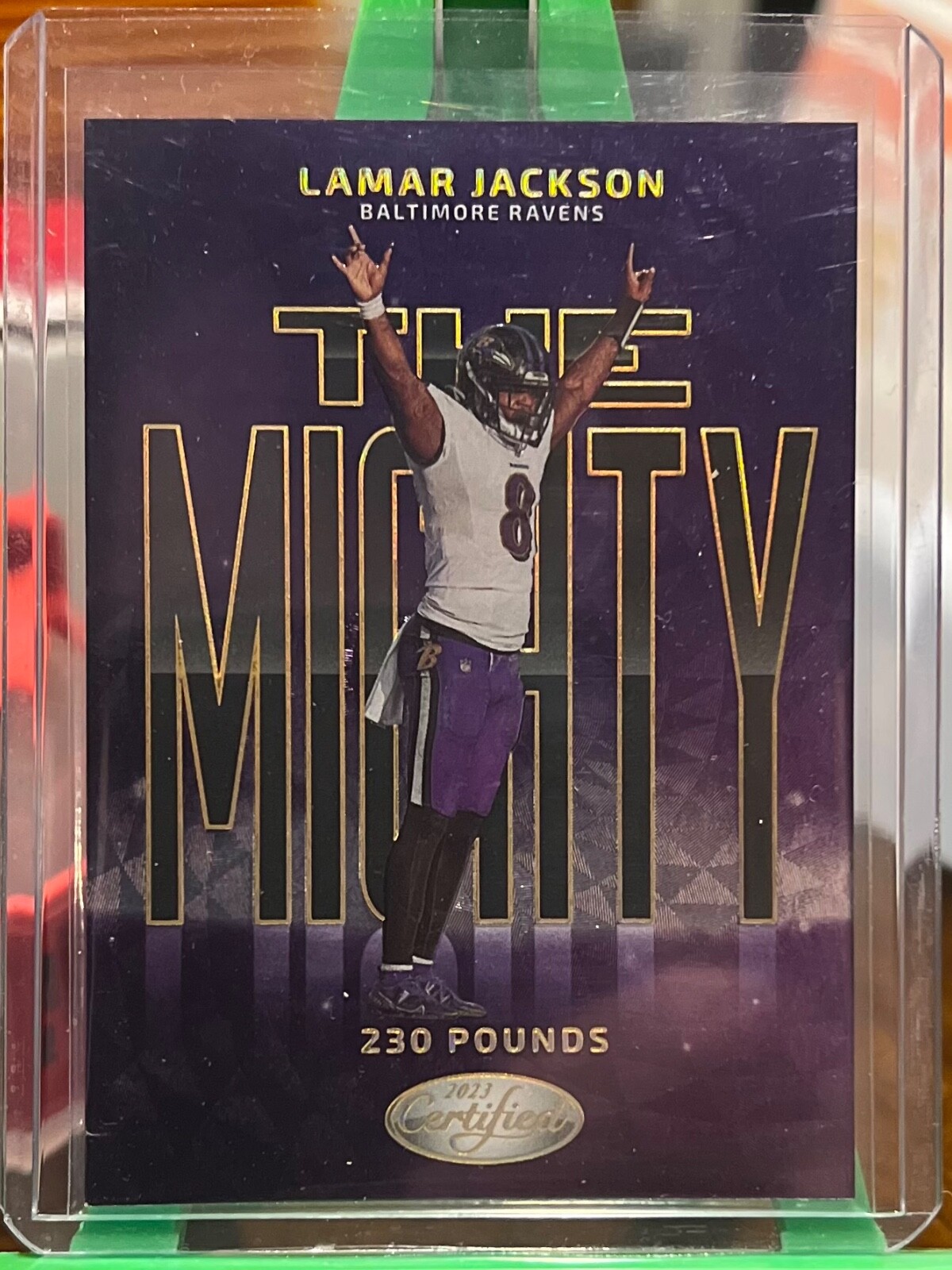 2023 Panini Certified Football 'The Mighty' Lamar Jackson Ravens !!CASE HIT!!