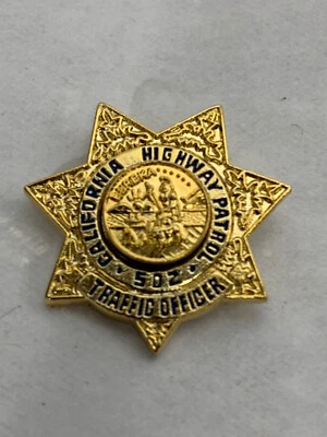 California Highway Patrol Traffic Officer Police Lapel Police Pin - Image 1 of 2