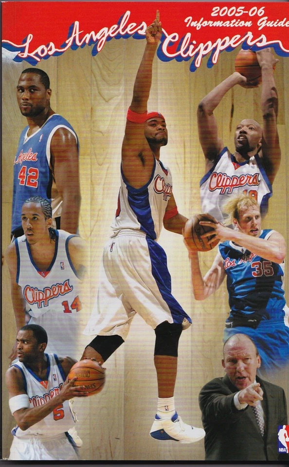 2005-06 Los Angeles Clippers Basketball Media Guide - Image 1 of 1