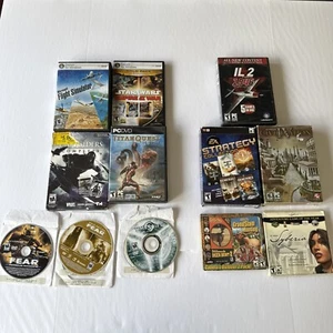 PC Video Game Lot 20 Games: RPG Strategy Star Wars Civilization Flight Simulator - Picture 1 of 9