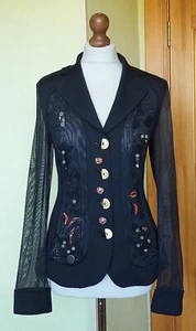 Women's Save the Queen Jacket Blazer, Size M (on label L) - Picture 1 of 8