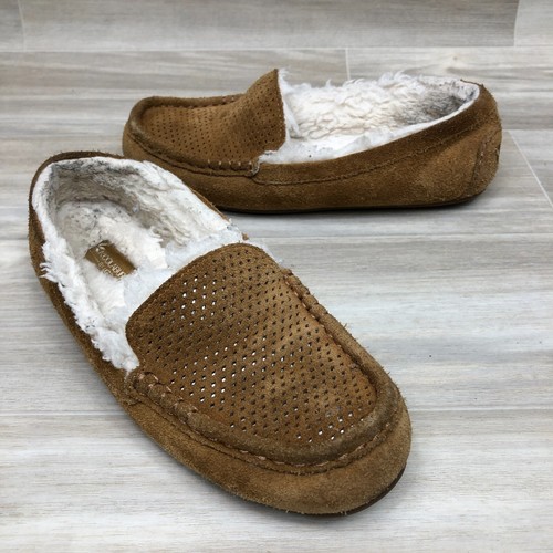 SCARPE PANTOFOLE DA DONNA KOOLABURRA BY UGG LEZLY interne esterne taglia 7 marroni camoscio