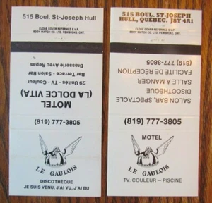 GAULOIS MOTEL MATCHBOOK COVERS (CASCO, QUEBEC) -E21 - Imagen 1 de 1