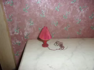 Alte Tisch-Lampe-20-30er Jahre-Puppenhaus-Puppenstube-Wohnzimmer - Bild 1 von 1