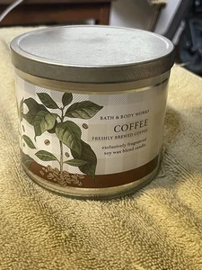 Bath & Body Works Kaffee 3 Docht Kerze - Bild 1 von 6