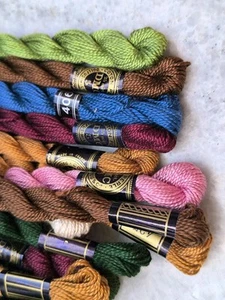 Lot of vintage pearl cotton for embroidery by DMC, 28 pieces - Picture 1 of 5