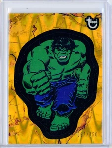 2025 Topps Comic Book Heroes Golden Anniversary HULK Gold Raywave 97/150 - Picture 1 of 2