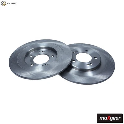 2x BRAKE DISC 19-2253 FOR HYUNDAI D4FD 1.7L G4FD 1.6L G4NC 2.0L 4cyl i40 - Image 1 of 4