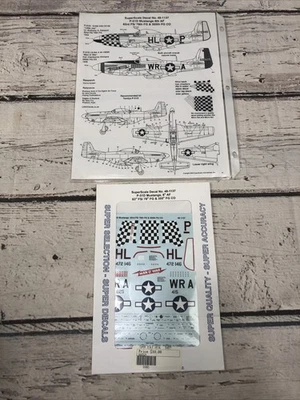 Calcomanía Superescala 48-1137 P-51D Mustang 8ª Fuerza Aérea Hombre O'War y hoja nueva Foto 1 de 4