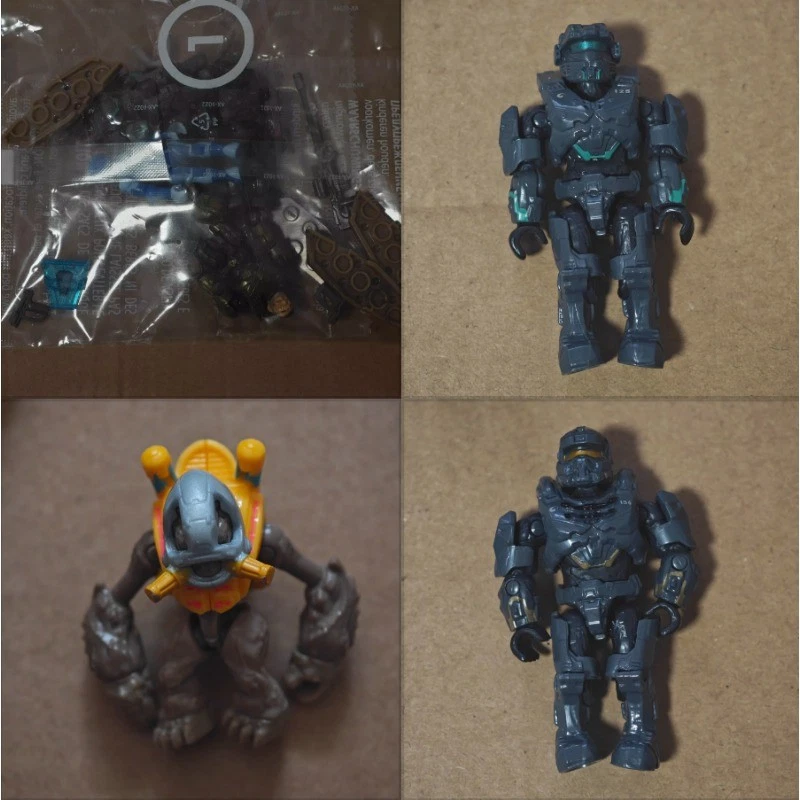 Mega Construx Bloks Halo Grunt Mule Flood Master Chief Cortana Silver Team Toy - Image 1 of 1