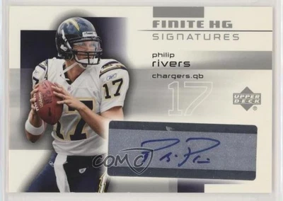 2004 Upper Deck Finite HG Signatures Philip Rivers #FS-PR Rookie Auto RC - Image 1 of 2