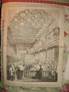 1858 ANTIQUE PRINT ENGLAND ENGLISH PRUSSIA ROYALTY NR - Picture 1 of 1