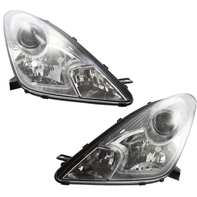 Headlight TO2502147 TO2503147 Left & Right Set of 2 for 2000-2005 Toyota Celica Foto 1 de 4